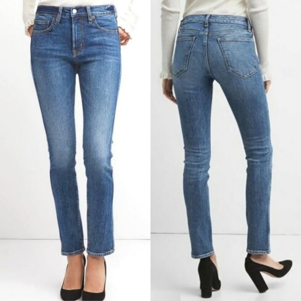 Gap Women's Denim Resolution Slim Straight Jeans